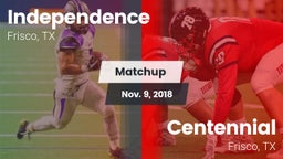 Matchup: IHS vs. Centennial  2018