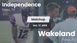 Matchup: IHS vs. Wakeland  2019