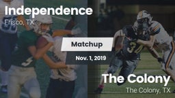 Matchup: IHS vs. The Colony  2019