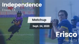 Matchup: IHS vs. Frisco  2020