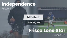 Matchup: IHS vs. Frisco Lone Star  2020