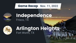 Recap: Independence  vs. Arlington Heights  2022