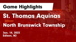 St. Thomas Aquinas vs North Brunswick Township  Game Highlights - Jan. 14, 2023