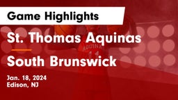St. Thomas Aquinas vs South Brunswick  Game Highlights - Jan. 18, 2024