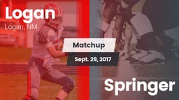 Matchup: Logan vs. Springer 2017