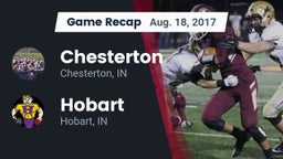Recap: Chesterton  vs. Hobart  2017