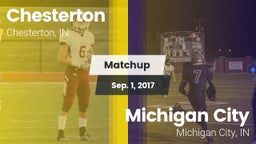 Matchup: Chesterton High vs. Michigan City  2017