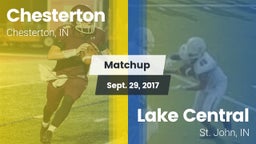 Matchup: Chesterton High vs. Lake Central  2017