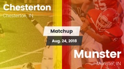 Matchup: Chesterton High vs. Munster  2018