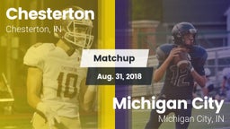 Matchup: Chesterton High vs. Michigan City  2018