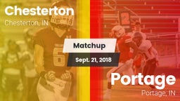 Matchup: Chesterton High vs. Portage  2018