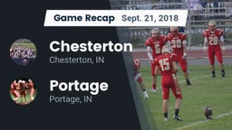 Recap: Chesterton  vs. Portage  2018