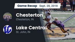 Recap: Chesterton  vs. Lake Central  2018