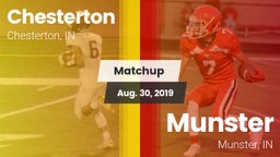 Matchup: Chesterton High vs. Munster  2019