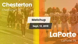 Matchup: Chesterton High vs. LaPorte  2019