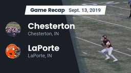 Recap: Chesterton  vs. LaPorte  2019