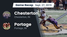 Recap: Chesterton  vs. Portage  2019