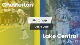 Matchup: Chesterton High vs. Lake Central  2019