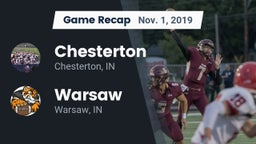Recap: Chesterton  vs. Warsaw  2019