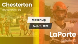Matchup: Chesterton High vs. LaPorte  2020