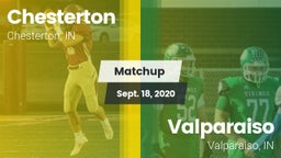 Matchup: Chesterton High vs. Valparaiso  2020