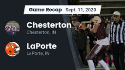 Recap: Chesterton  vs. LaPorte  2020