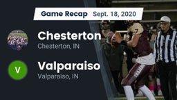 Recap: Chesterton  vs. Valparaiso  2020