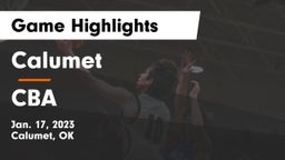 Calumet  vs CBA Game Highlights - Jan. 17, 2023
