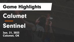 Calumet  vs Sentinel  Game Highlights - Jan. 21, 2023