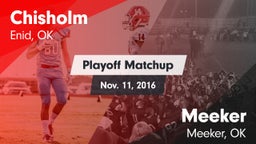 Matchup: Chisholm  vs. Meeker  2016