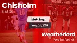 Matchup: Chisholm  vs. Weatherford  2018