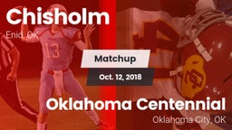 Matchup: Chisholm  vs. Oklahoma Centennial  2018