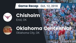 Recap: Chisholm  vs. Oklahoma Centennial  2018