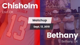 Matchup: Chisholm  vs. Bethany  2019