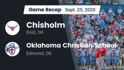 Recap: Chisholm  vs. Oklahoma Christian School 2020
