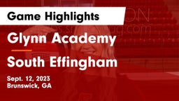 Glynn Academy  vs South Effingham  Game Highlights - Sept. 12, 2023