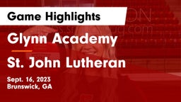 Glynn Academy  vs St. John Lutheran  Game Highlights - Sept. 16, 2023