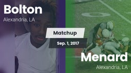 Matchup: Bolton  vs. Menard  2017