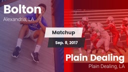 Matchup: Bolton  vs. Plain Dealing  2017