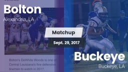 Matchup: Bolton  vs. Buckeye  2017