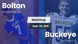 Matchup: Bolton  vs. Buckeye  2018