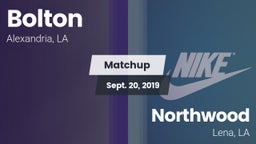 Matchup: Bolton  vs. Northwood   2019