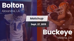 Matchup: Bolton  vs. Buckeye  2019