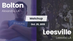 Matchup: Bolton  vs. Leesville  2019