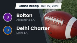 Recap: Bolton  vs. Delhi Charter  2020