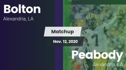 Matchup: Bolton  vs. Peabody  2020