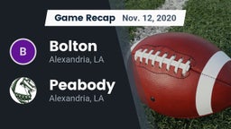 Recap: Bolton  vs. Peabody  2020