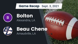 Recap: Bolton  vs. Beau Chene  2021