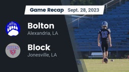 Recap: Bolton  vs. Block  2023