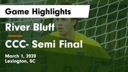 River Bluff  vs ***- Semi Final Game Highlights - March 1, 2020